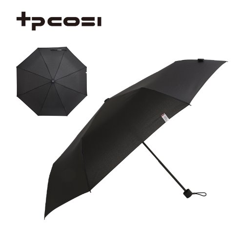 [티피코시] 60 수동 3단 우산 블랙